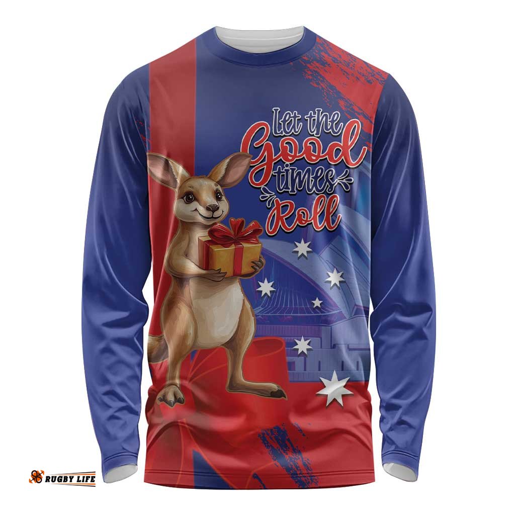 Happy Boxing Day Australia Long Sleeve Shirt Let The Good Time Roll! LT14