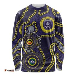 Dockers NAIDOC Week 2026 Personalised Long Sleeve Shirt 50 Years of Deadly Aboriginal Art LT14