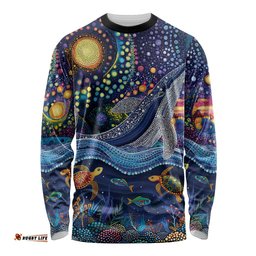 Heal Country Heal Our Nation Aboriginal Dreamtime Long Sleeve Shirt LT9