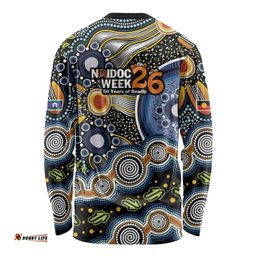 NAIDOC Deadly 50 Years Long Sleeve Shirt Aboriginal and Torres Strait Islander LT9