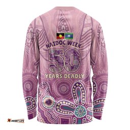 NAIDOC Week - 50 Years Deadly Long Sleeve Shirt Pastel Wings LT7