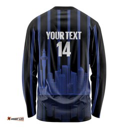 New Zealand Auckland Football Custom Long Sleeve Shirt Go City of Sails Est 2025 LT14