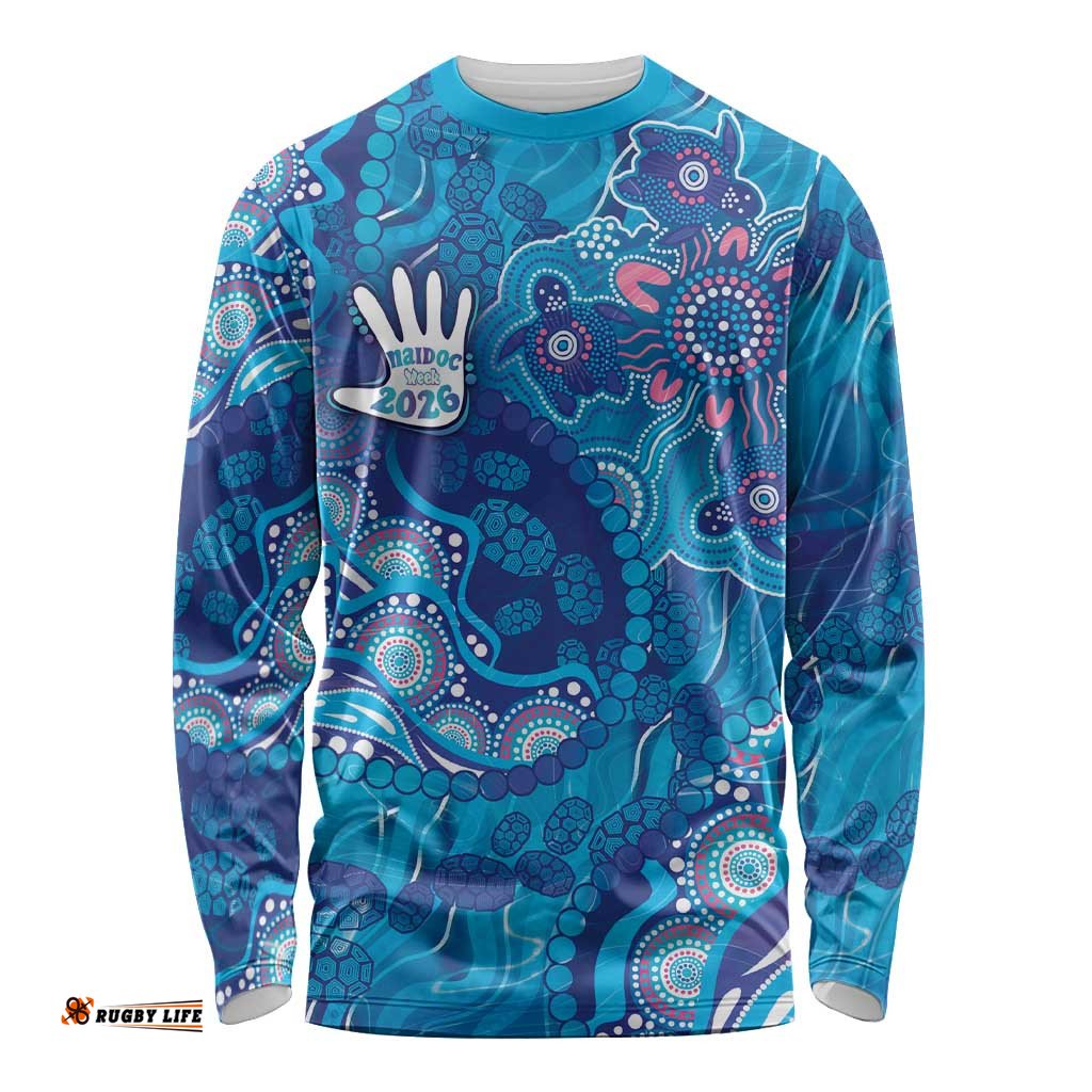 NAIDOC Week 2026 Long Sleeve Shirt Turtle Dream On The Waves DT05
