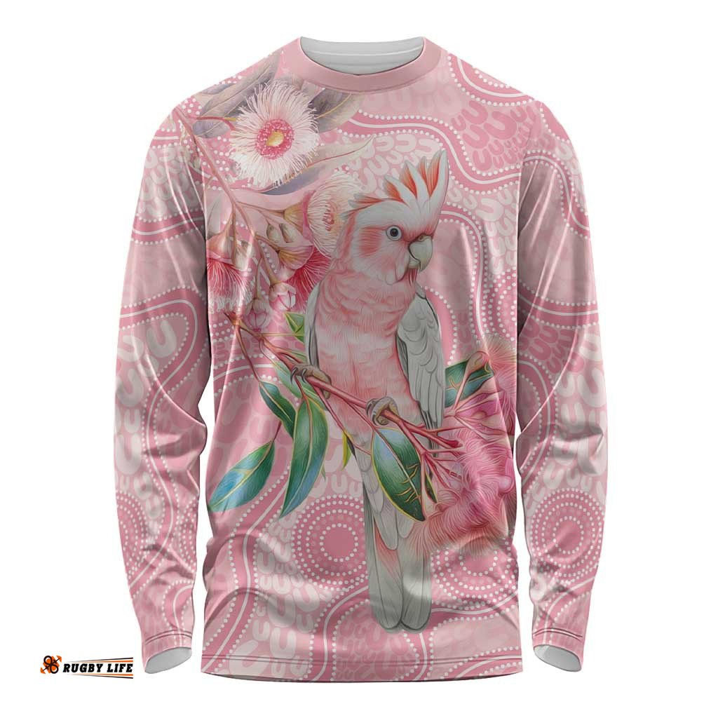 Personalized Pink Galah Fight for Hope and Healing Long Sleeve Shirt Australias Breast Cancer Awareness LT9
