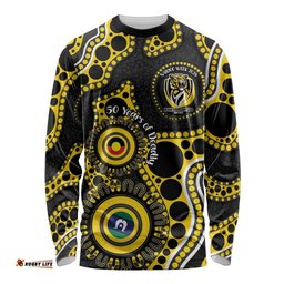 Richmond NAIDOC Week 2026 Personalised Long Sleeve Shirt 50 Years of Deadly Aboriginal Art LT14