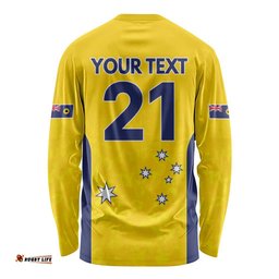 Western Australia Lawn Bowls Custom Long Sleeve Shirt Aussie Minimalist Style LT9