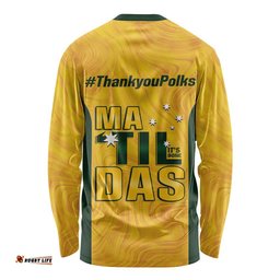 Polkinghorne Australia Matildas Long Sleeve Shirt 2024 Thank You Polks LT14