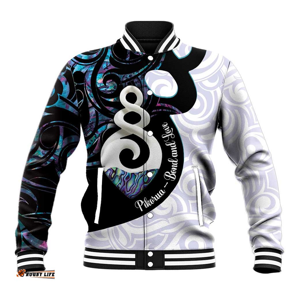 Aotearoa Pikorua Baseball Jacket NZ Twist - Bond And Love LT14