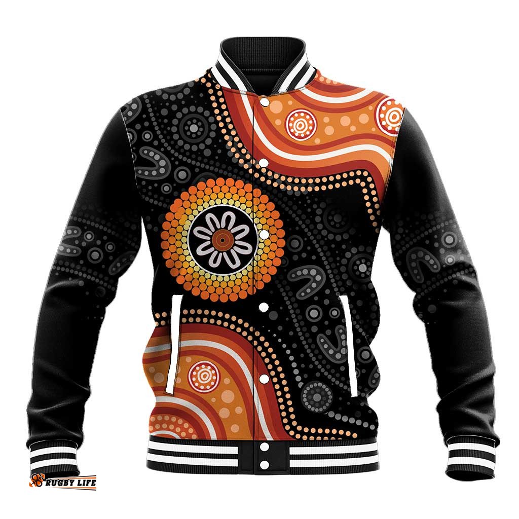 Australia Aboriginal Art Baseball Jacket Indigenous Proud LT14