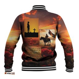 ANZAC Day Film Reel Lest We Forget Baseball Jacket Australia NZ Memorial LT9