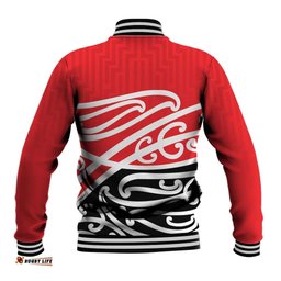 All Red New Zealand Kowhai Ngutukak Baseball Jacket LT9