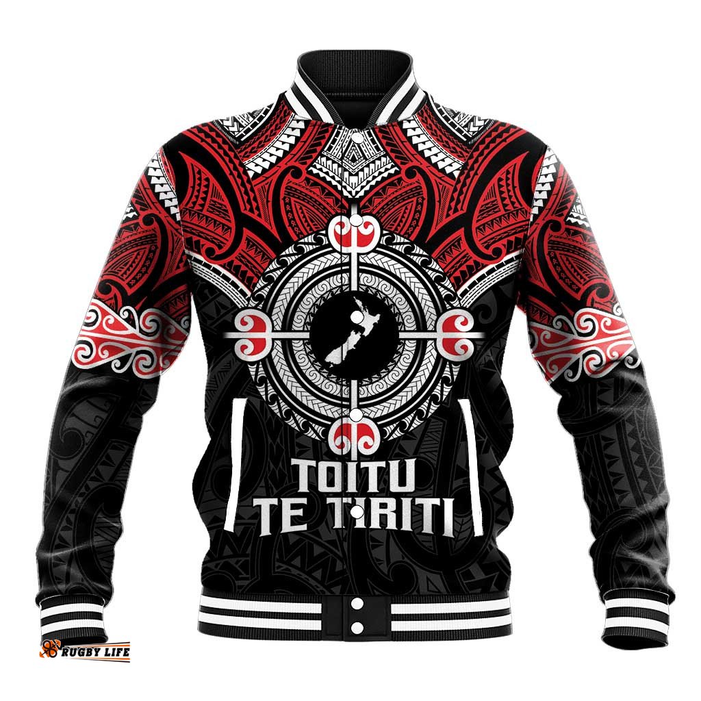 Aotearoa Proud To Be Maori Baseball Jacket New Zealand Fight Together LT9