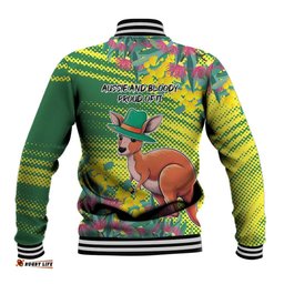 Aussie and Bloody Proud of It Baseball Jacket Happy Australia Day LT9