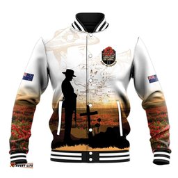Australia And New Zealand ANZAC Day Baseball Jacket Battle Of Beersheba LT05