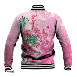 Australia Cockatoos Breast Cancer Baseball Jacket Faith Hope Love LT05