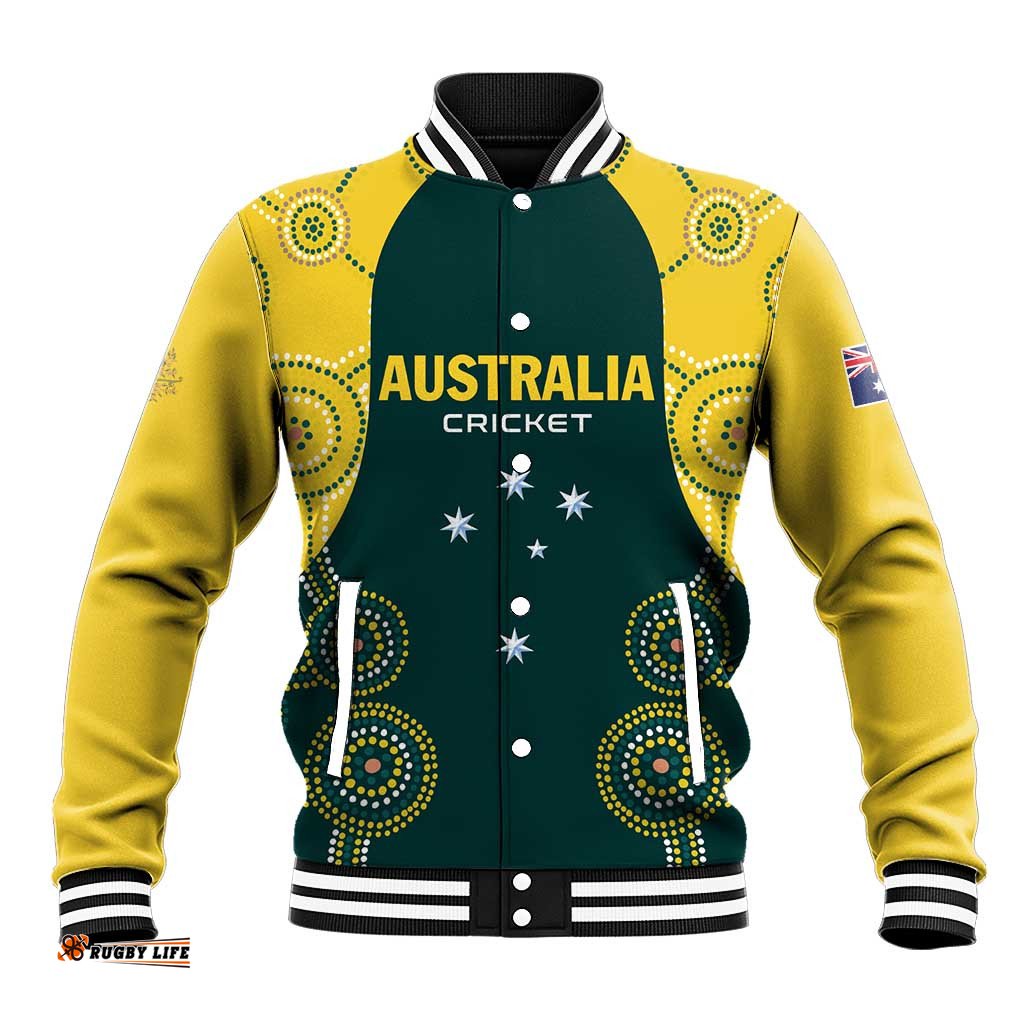 Custom Australia Cricket Baseball Jacket Aussies Champions LT01