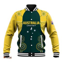 Custom Australia Cricket Baseball Jacket Aussies Champions LT01