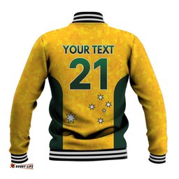 Australian Lawn Bowls Custom Baseball Jacket Aussie Minimalist Style LT9