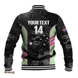 Custom Australia Matildas 2026 Baseball Jacket Come On Aussie Grunge Style LT14