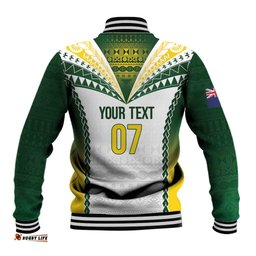 Cook Islands Rugby Custom Baseball Jacket Kuki's Aitu Champions LT7