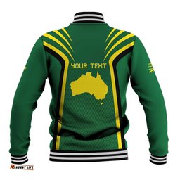 Australia Day 26 January Personalised Baseball Jacket With National Color LT9