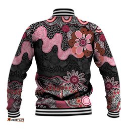 Australia NAIDOC Week 2026 Baseball Jacket Aboriginal Contemporary Art LT7