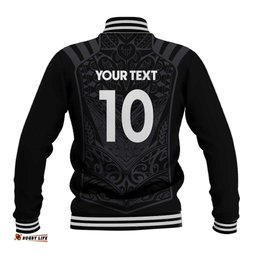 Custom Aotearoa Rugby Baseball Jacket The Blacks-Sporty T90 Style LT03