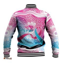 Australia Hereditary Cancer Awareness Baseball Jacket Never Give Up LT05