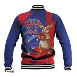 Happy Boxing Day Australia Baseball Jacket Let The Good Time Roll! LT14
