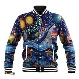 Heal Country Heal Our Nation Aboriginal Dreamtime Baseball Jacket LT9