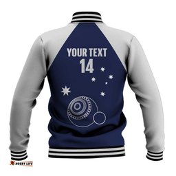 Custom Victoria Bowls Australia Baseball Jacket Go Champions Garden State LT14