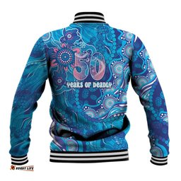 NAIDOC Week 2026 Baseball Jacket Turtle Dream On The Waves DT05