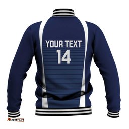 Custom Victoria Cricket Baseball Jacket Go Champions - Sporty Style LT14