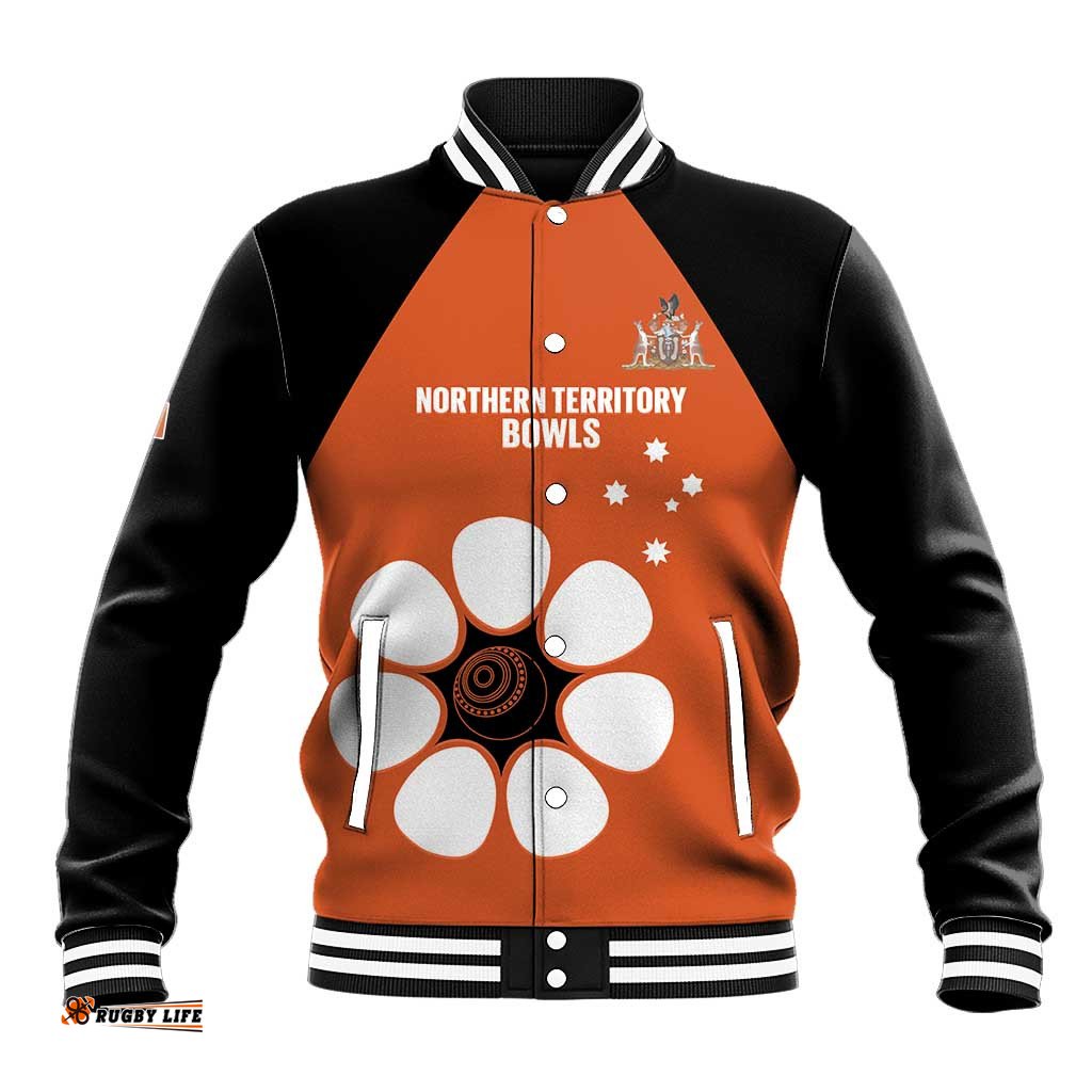 Custom Northern Territory Bowls Australia Baseball Jacket Go Champions Sporty Style LT14