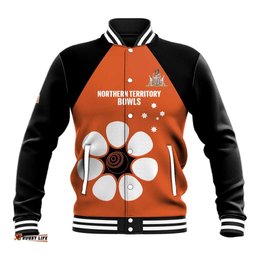 Custom Northern Territory Bowls Australia Baseball Jacket Go Champions Sporty Style LT14
