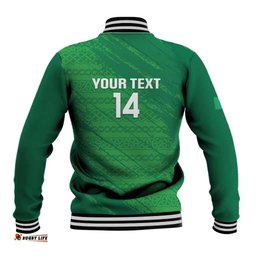 Custom Ireland Cricket Baseball Jacket Irish Celtic Knot - National Color LT14