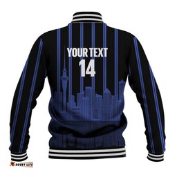 New Zealand Auckland Football Custom Baseball Jacket Go City of Sails Est 2025 LT14