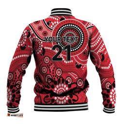 Renegades Cricket Custom Baseball Jacket Australian Aboriginal LT9