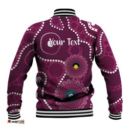Sea Eagles NAIDOC Week 2026 Personalised Baseball Jacket 50 Years of Deadly Aboriginal Art LT14
