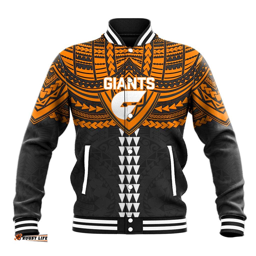 Personalized GWS Giants Baseball Jacket Polynesian Tribal Pattern Heritage Football TS04