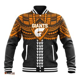 Personalized GWS Giants Baseball Jacket Polynesian Tribal Pattern Heritage Football TS04
