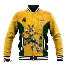 Polkinghorne Australia Matildas Baseball Jacket 2024 Thank You Polks LT14