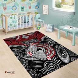 Aotearoa and Australia Area Rug New Zealand Honour The Treaty Ake!Ake!Ake! LT9
