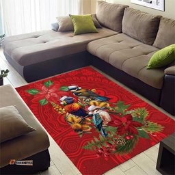 Aussie Native Bird Area Rug Aboriginal Inspired Christmas LT9
