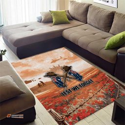 ANZAC Day Area Rug Commemorative Soldier Tribute DT05