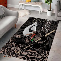 Aotearoa Hei Matau Area Rug Haka Kiwi Mix Maori Mangopare LT14