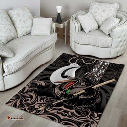 Aotearoa Hei Matau Area Rug Haka Kiwi Mix Maori Mangopare LT14