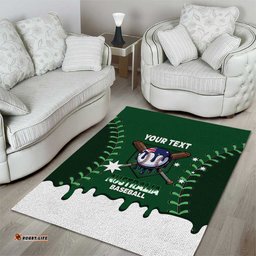 Australia 2026 Baseball Custom Area Rug Go Aussie Drip Style LT14