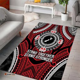 Aotearoa Proud To Be Maori Area Rug New Zealand Fight Together LT9