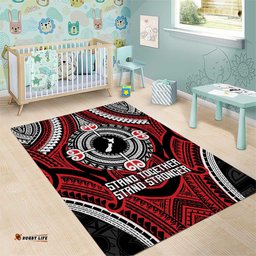 Aotearoa Proud To Be Maori Area Rug New Zealand Fight Together LT9